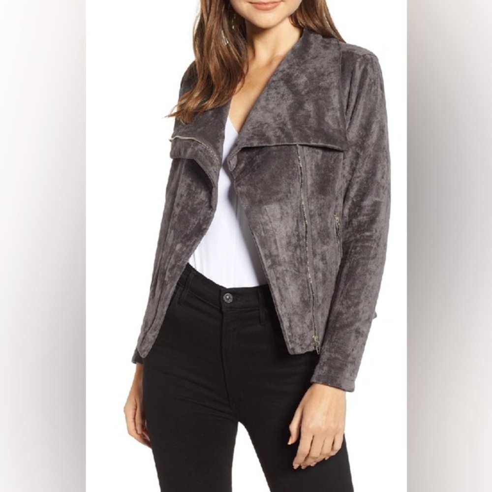 NWT BlankNYC Legendary Faux Suede Jacket Sz-L